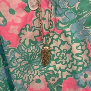 Gold Statement Pendant Necklace